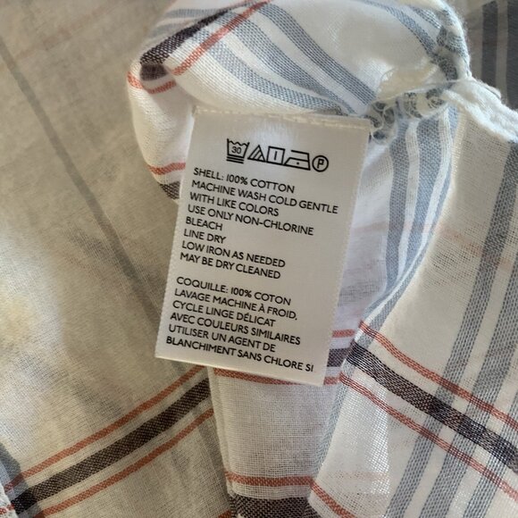 BDG Urban Outfitters Medium Plaid Button Up Long Sleeve Shirt - Picture 5 of 6